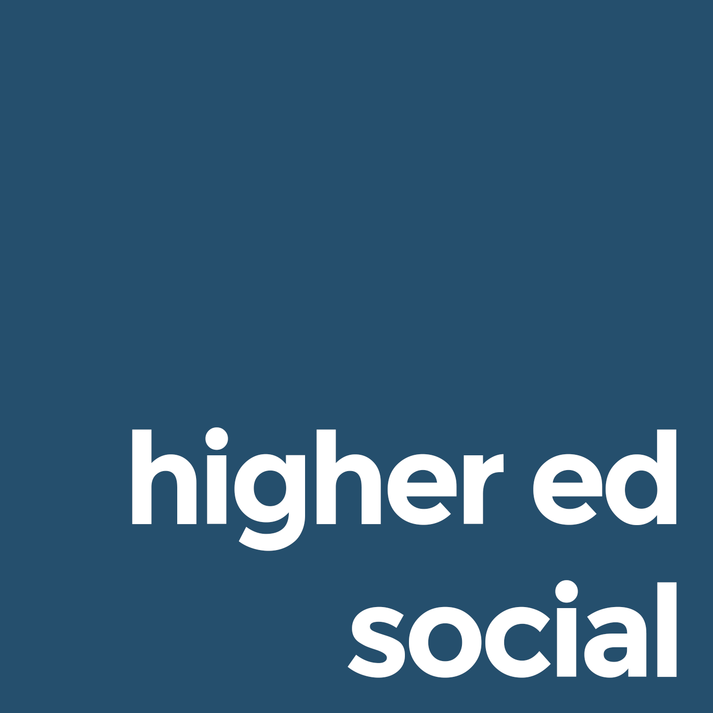 higher ed social